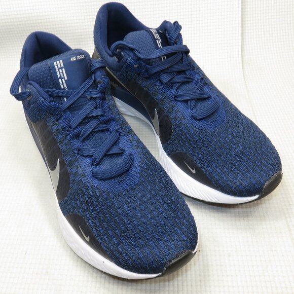 Nike React FK3 Infinity Run DZ3014-401 Shoes Blue Navy Athletic Sneakers Mens 9 - Picture 2 of 12